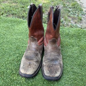 Ariat Groundbreaker Cowboy Boots Size 9EE Square Toe Western Distressed 10015188